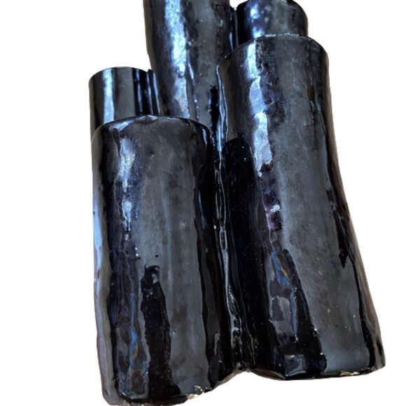 6 hole multi hole & height ceramic glazed bud vase - Picture 12 of 16